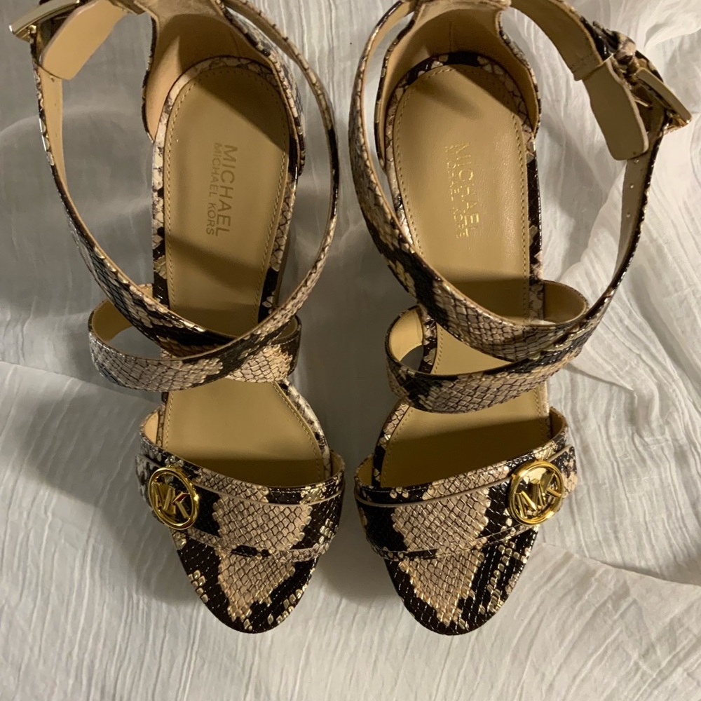 Michael Kors Snakeskin Heels